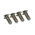 64-74 GM Rear Axle Drum Brake Wheel Cylinder Shoe Pad Push T Pins Rods Pin 4 pc