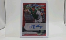 2020 Panini Prizm - Rookie Autographs Sean Murphy #RA-SM Red Wave Prizm /75 (AU,