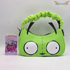 Loungefly Invader Zim GIR Fuzzy Handle Crossbody Bag New