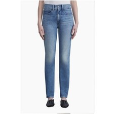 Lafayette 148 New York Reeve High Waist Straight Ankle Jeans Denim Size 33