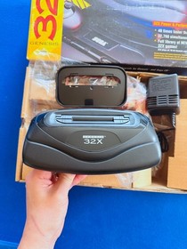 Sega 32x Genesis Console 100% CIB Complete Console System + WWF The Arcade Game