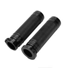 Black CNC 1" Handlebar Hand Grips For Harley Dyna Electra Glide Heritage Softail