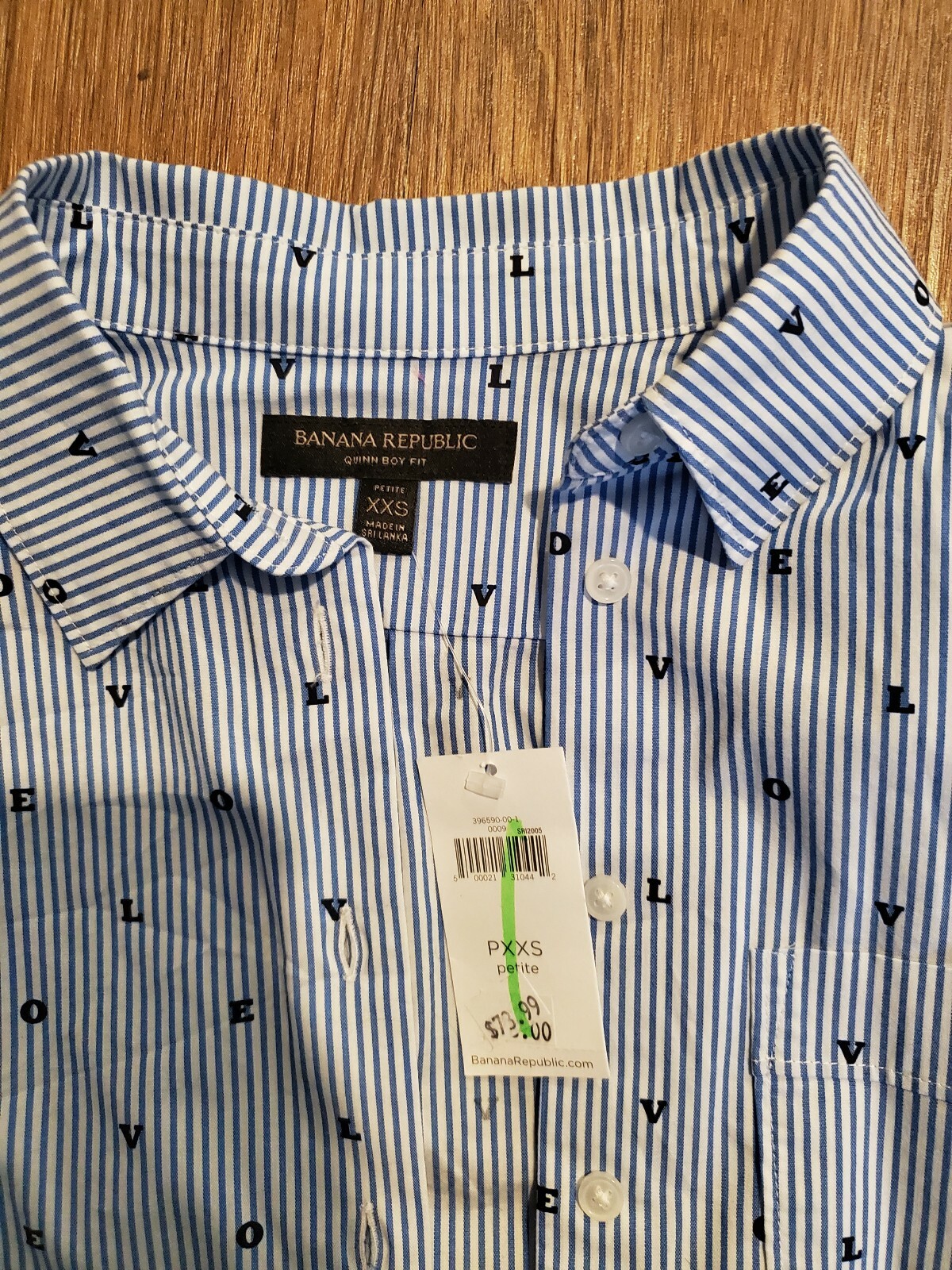 WOMEN'S BANANA REPUBLIC BUTTON DOWN SHIRT QUINN BOY FIT SIZE XXS Petite eBay