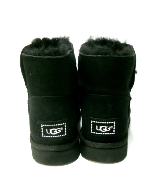 Womens Boots Ugg Turnlock Boot Ugg Mini Bailey Button Bling Short