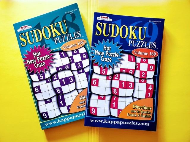 2 NEW Kappa Sudoku Puzzle Hard To Find V 168 169 103 Puzzles Each 