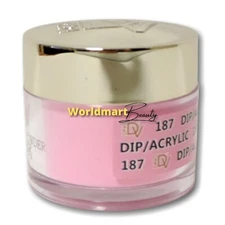 DND DIVA Dip-Acrylic Powder 2fl.oz Color Powder DV187- Princesa Rosa