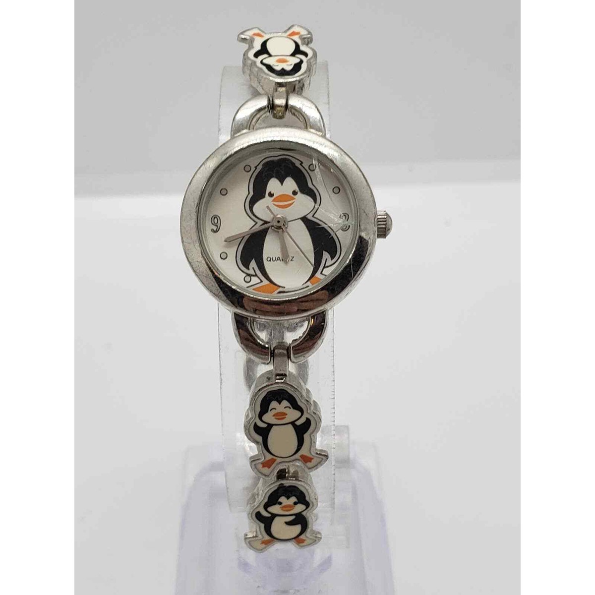 Penguin novelty watch S218. Penguin on watch face and band
