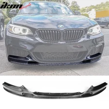 Fits 14-21 BMW 2 Series F22 M Sport 3D Style Front Bumper Lip Carbon Fiber