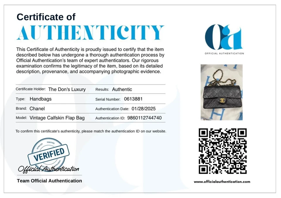 Bolso Vintage Chanel Pequeño Negro Clásico Doble Solapa 1986-1988 Foto 2 de 4