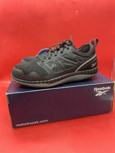 Reebok Womens Black/Dark Grey Mesh Work Shoes Zprint ST- Brand New Size 9 - Picture 3 of 5