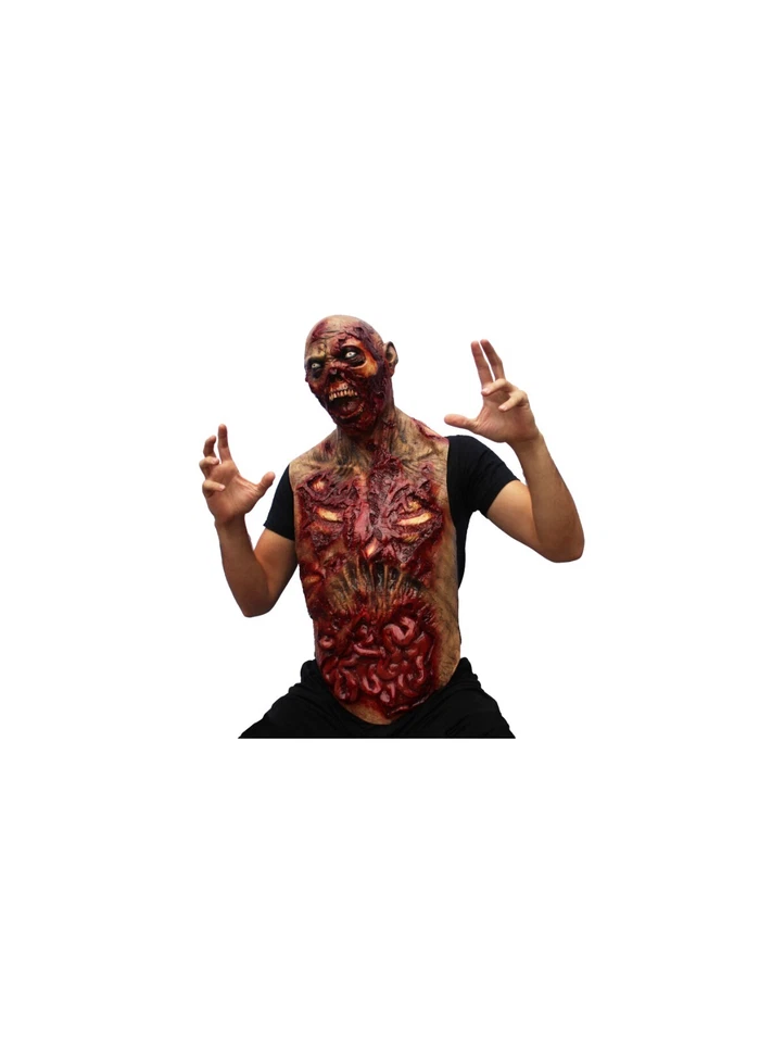 Ghoulish Productions Mega Zombie Latex Face Mask Horror Halloween Cosplay - Image 2 of 2
