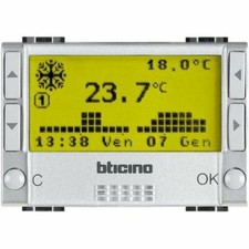BTICINO LIVINGLIGHT NT4451 CRONOTERMOSTATO INCASSO DISPLAY CONTROLLO REMOTO