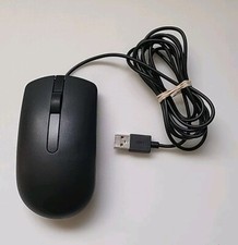 Dell Optical Mouse MS116T1 Black Wired USB W/ Scroll Wheel Genuine OEM