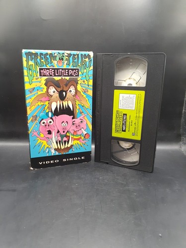 Green Jelly Three Little Pigs Video Single VHS 1993 Rare Music Tape Vintage 90s