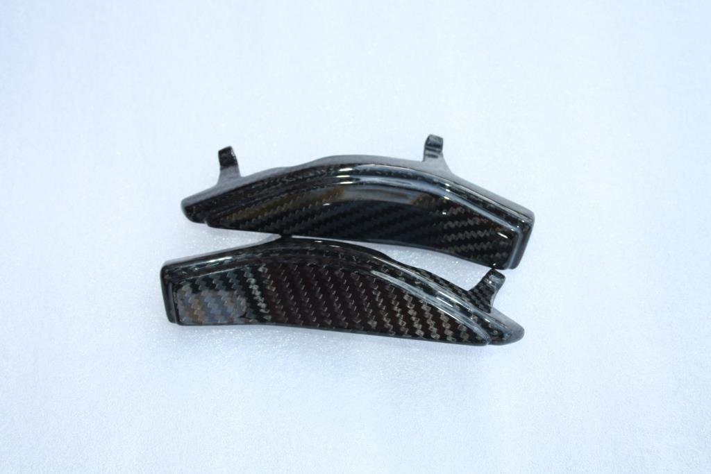 Caches latéraux BMW S1000RR carbone brillant flanc carénage 2015-2018
