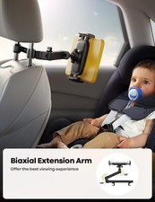 Car Headrest Tablet Holder Adjustable for Back Seat Road Trip for Kids