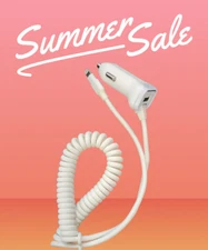 OEM Original QMADIX Car Auto Charger For iPhone 13, 13 Mini, 13 Pro, 13 Pro Max