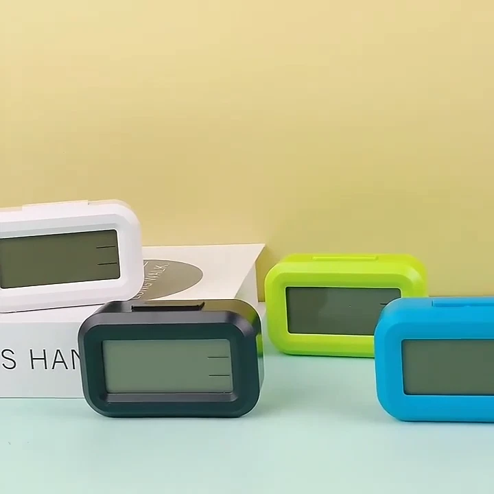 New Digital Bedside LED Snooze Alarm Clock Time Temperature Day/Night Mode Clock - Image 2 of 4