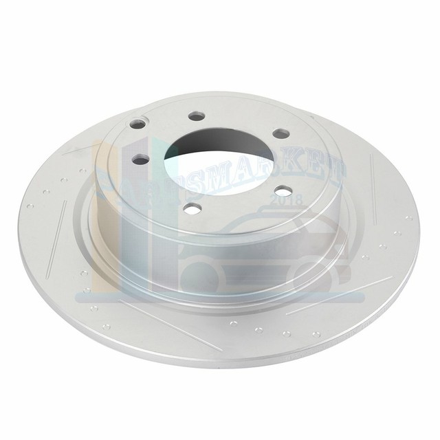 2X Front & 2X Rear Brake Discs Rotors For 20092017 Jeep Patriot Drill