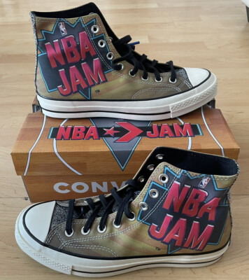 Converse Chuck 70 Hi NBA Jam Hardwood Floor Men Lifestyle Sneakers New Size 11 Size 11 - NBA Jam x Converse Chuck 70 High Hardwood Floor  main image 4