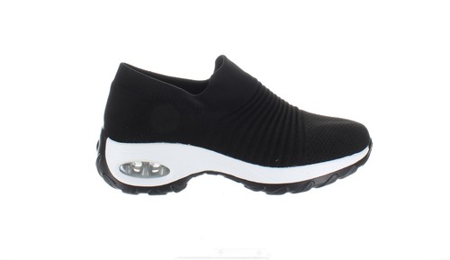 STQ Mens Black Walking Shoes Size 8.5 
