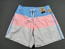 NWT Chubbies The Stripe Dreams 6" Retro Boardshorts Size 30