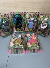 Wicked Movie Doll Set Of 6 Misprint URL Error Glinda Nessarose Elphaba Morrible