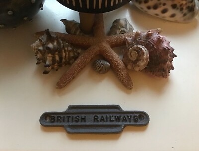 British Railways , metal TOTUM sign / 1st class carriage sign / railwayana  RARE