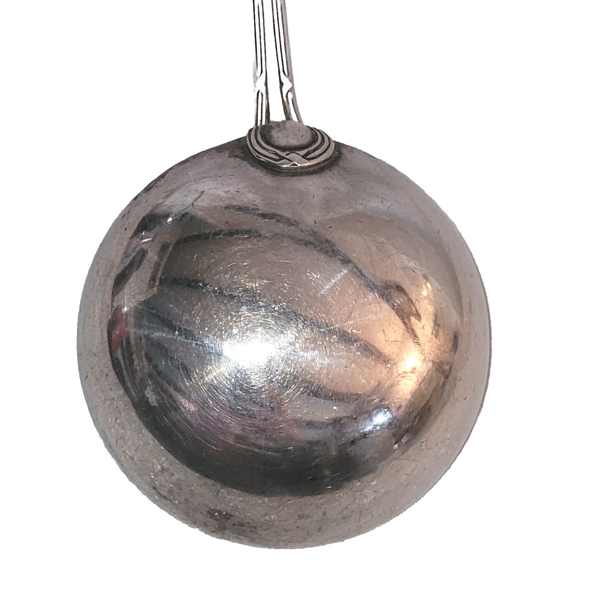 ancienne louche en argent massif poinçon Minerve poids 139