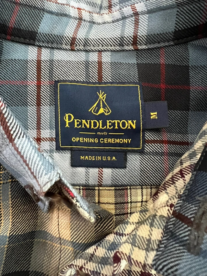 Camisa de Lana Pendleton X Ceremonia de Apertura Talla M Foto 4 de 4