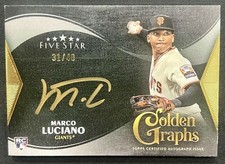 2024 TOPPS FIVE STAR GOLDEN GRAPHS AUTO RC MARCO LUCIANO 31/40