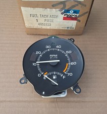 1984-1989 Dodge Omni Plymouth Horizon Nos Mopar In Dash Tachometer Fuel Gauge 1984-1989 Dodge Omni Plymouth Horizon Nos Mopar In Dash Tachometer Fuel Gauge