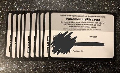 Pokemon TCG Code Set