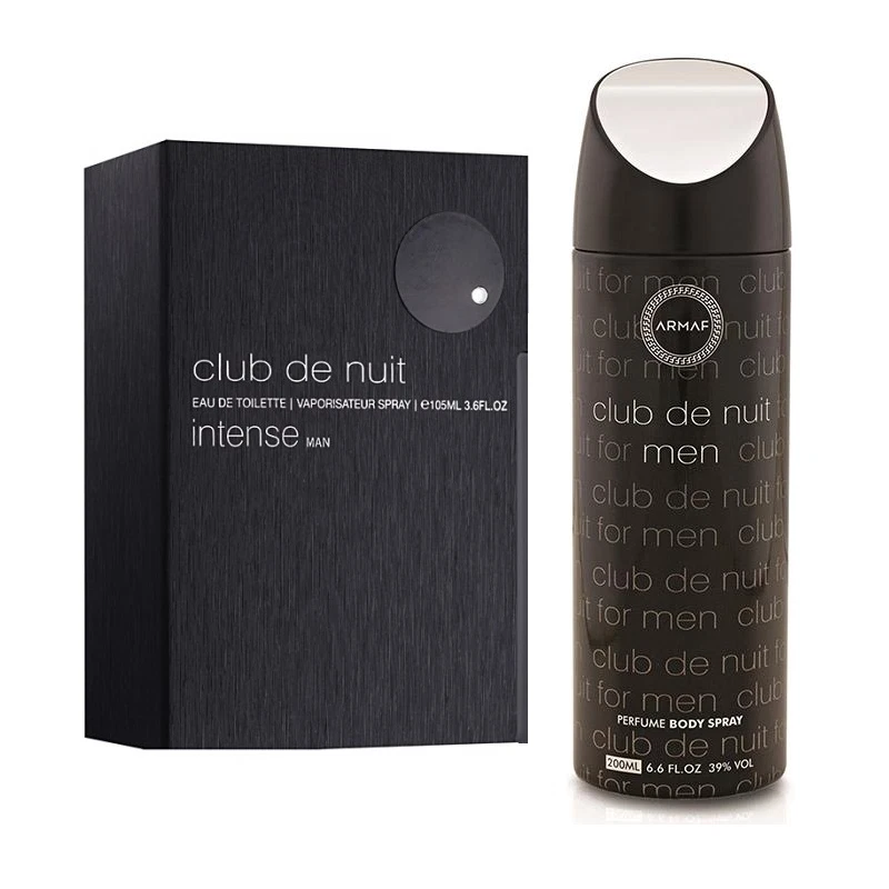 ARMAF CLUB DE NUIT INTENSE EAU DE TOILETTE & DEODORANT BODY SPRAY COMBO FOR  MEN