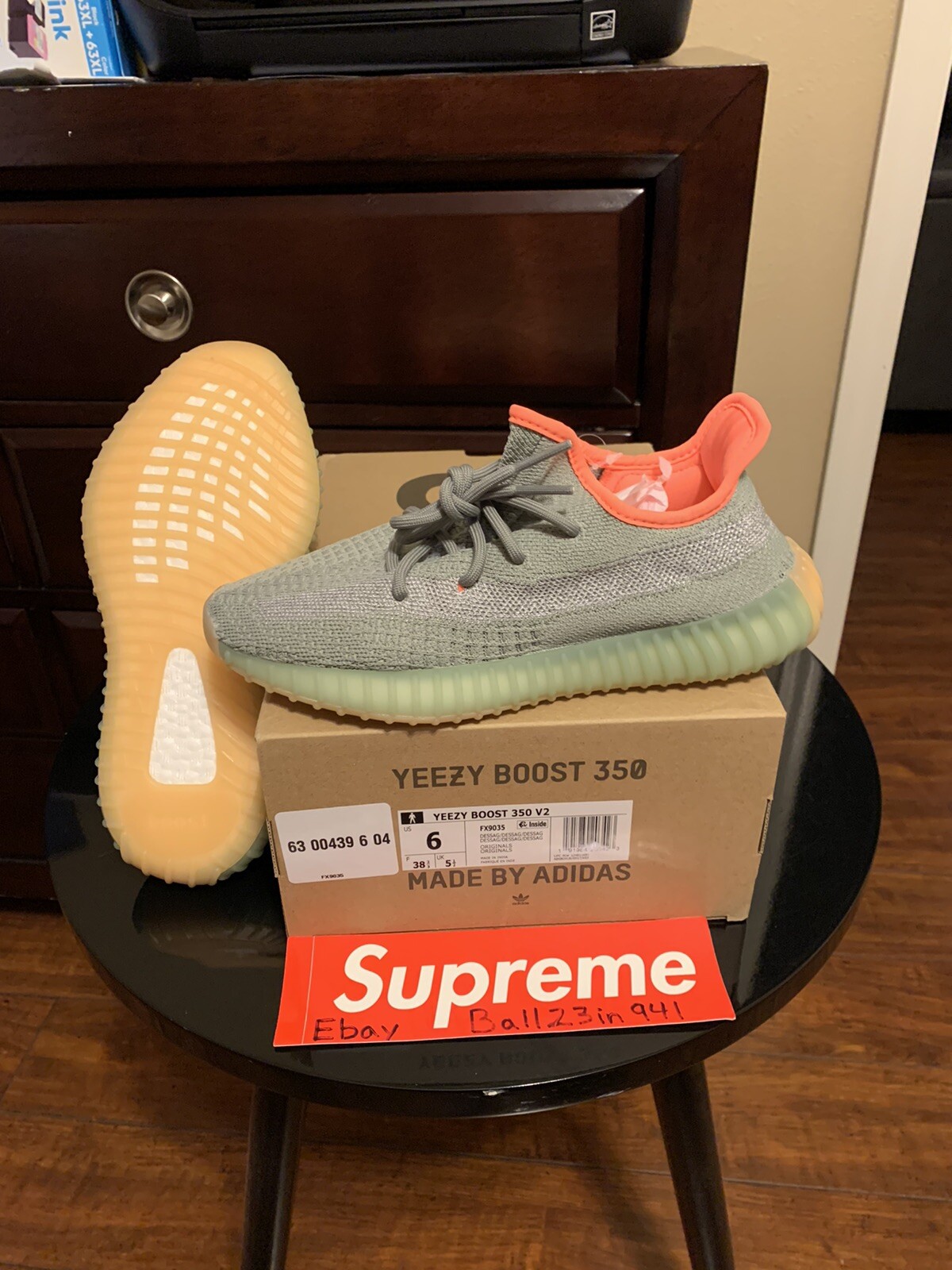 yeezy desert sage ebay