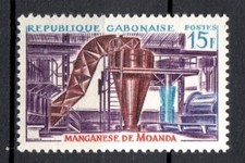 Timbre / STAMP  GABON  1965  Y&T  N° 180  Neuf ** SANS TRACE DE CHARNIERE