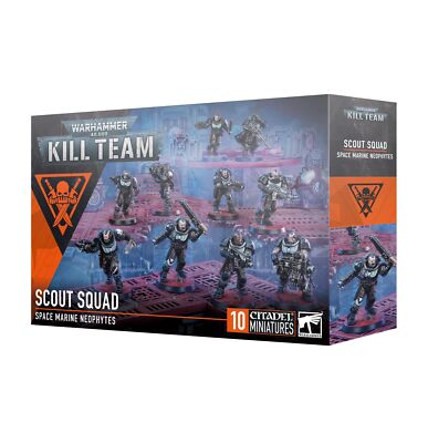 Space Marines Scout Squad Kit 10 Miniatures Warhammer 40K Kill Team Plastics