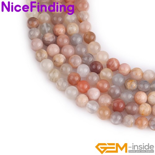 Cuentas sueltas redondas de piedras preciosas naturales para hacer joyas 15" 4 mm 6 mm 8 mm 10 mm - Imagen 16 de 25