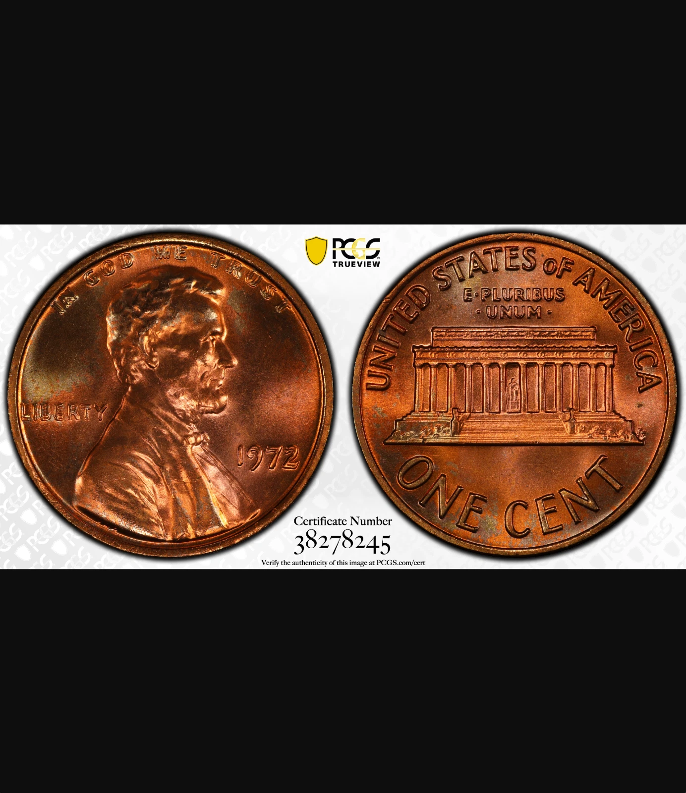 1972 PCGS MS67+RD Doubled Die Obverse 🔴 PLUS Pop 10/1✅ Key 1c DDO Lincoln Cent
