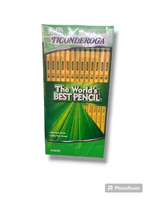 Product of Ticonderoga Woodcase Pencil, HB#2, Yellow Barrel, 96ct. Bulk Pack