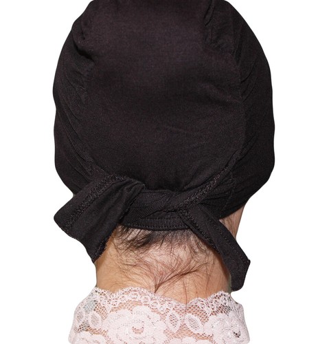 Islamic Turkish Firdevs Luxury Jersey Hijab Bonnet Underscarf Chocolate Brown - Picture 2 of 3