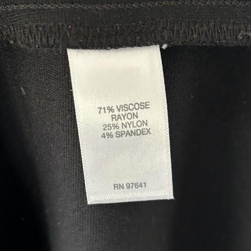 J.Jill Ponte Dress Size XL Black Long Sleeve Classic Comfort Minimalist Staple - Picture 5 of 6