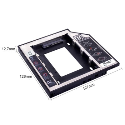 New 2nd HDD SSD Hard Drive Caddy for HP ProBook 4530s 4540s