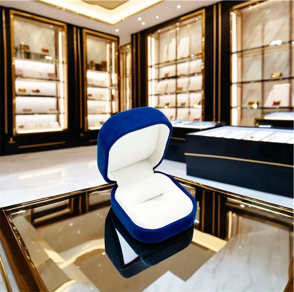 Luxuriöse Ringschatulle – Perfekte Ringbox für Verlobungsring & Trauring  - Bild 4 von 4