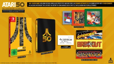 Atari 50: The Anniversary Celebration (Expanded Edition) (Steelbook) (Neuware)
