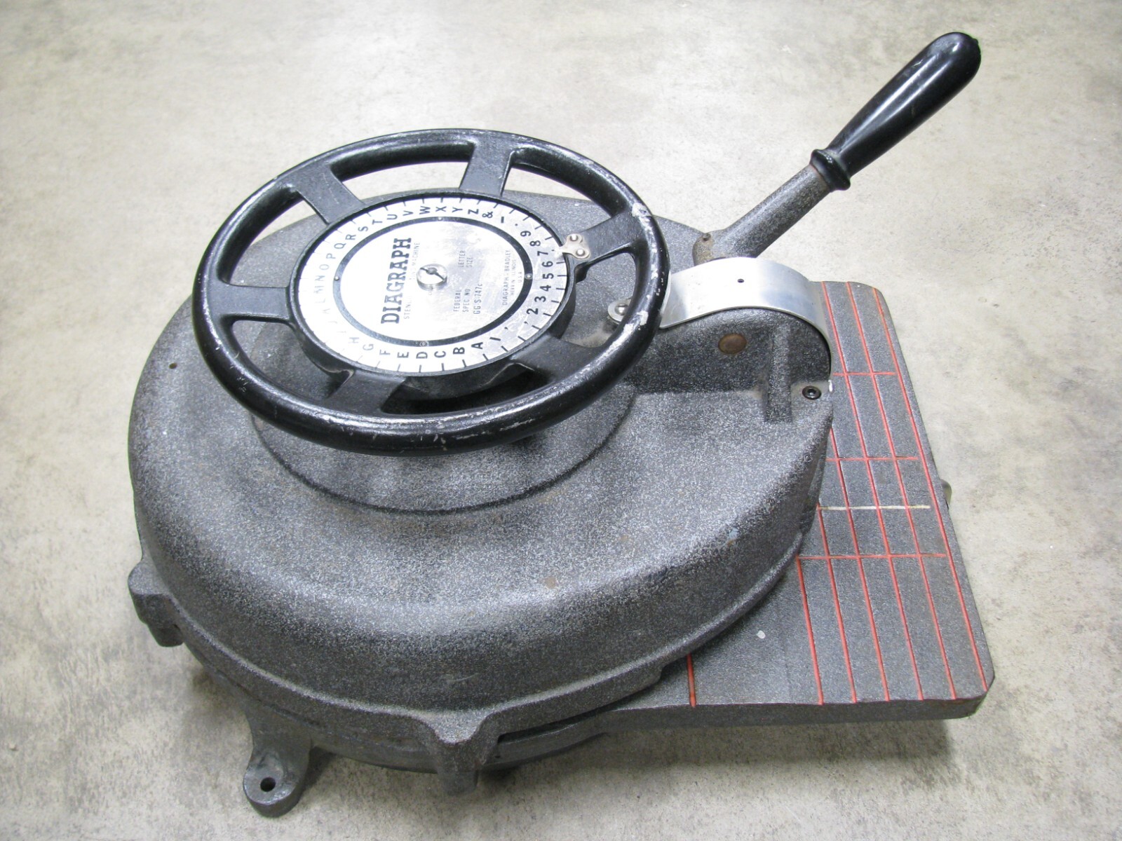 DIAGRAPH Stencil Cutting Machine 1/2" GGS747c eBay