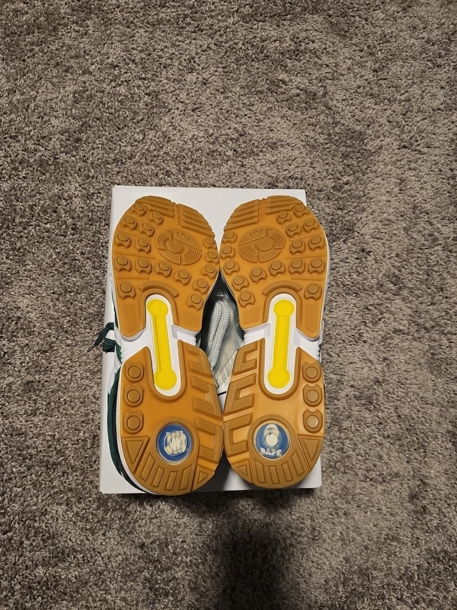 Adidas ZX 8000 x BAPE x Undefeated Green Camo 2020, US Men