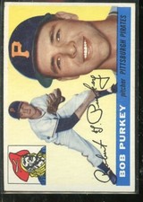 1955 TOPPS #118 BOB PURKEY PIRATES EX E012238