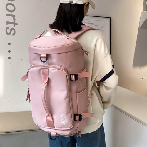 Mochila Oxford de tela para gimnasio compartimento bolsa de fitness transpirable para senderismo natación - Imagen 8 de 17