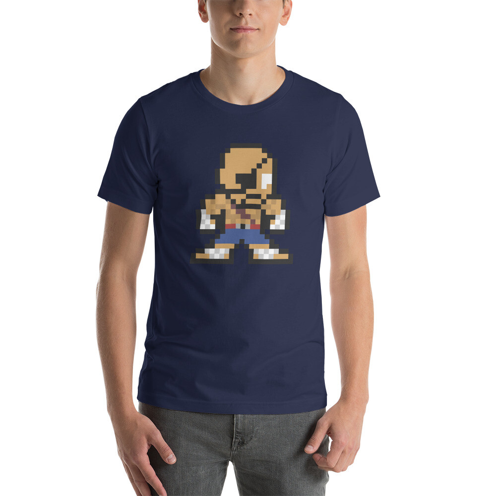 Sagat SF2 Street Fighter 2 SF6 6 VI 8-bit Retro Pixel Art